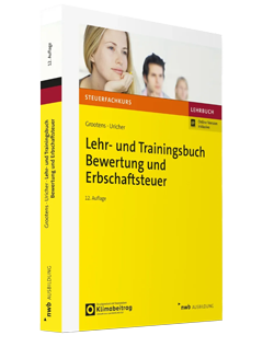 Neuerscheinung: Lehr- und Trainingsbuch Bewertung und Erbschaftsteuer