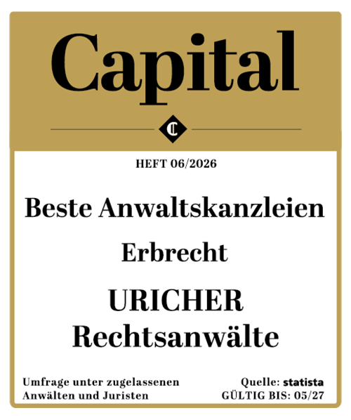 Capital Top Kanzlei im Erbrecht