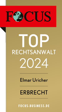 FOCUS: Rechtsanwalt 2024 - Elmar Uricher - Erbrecht